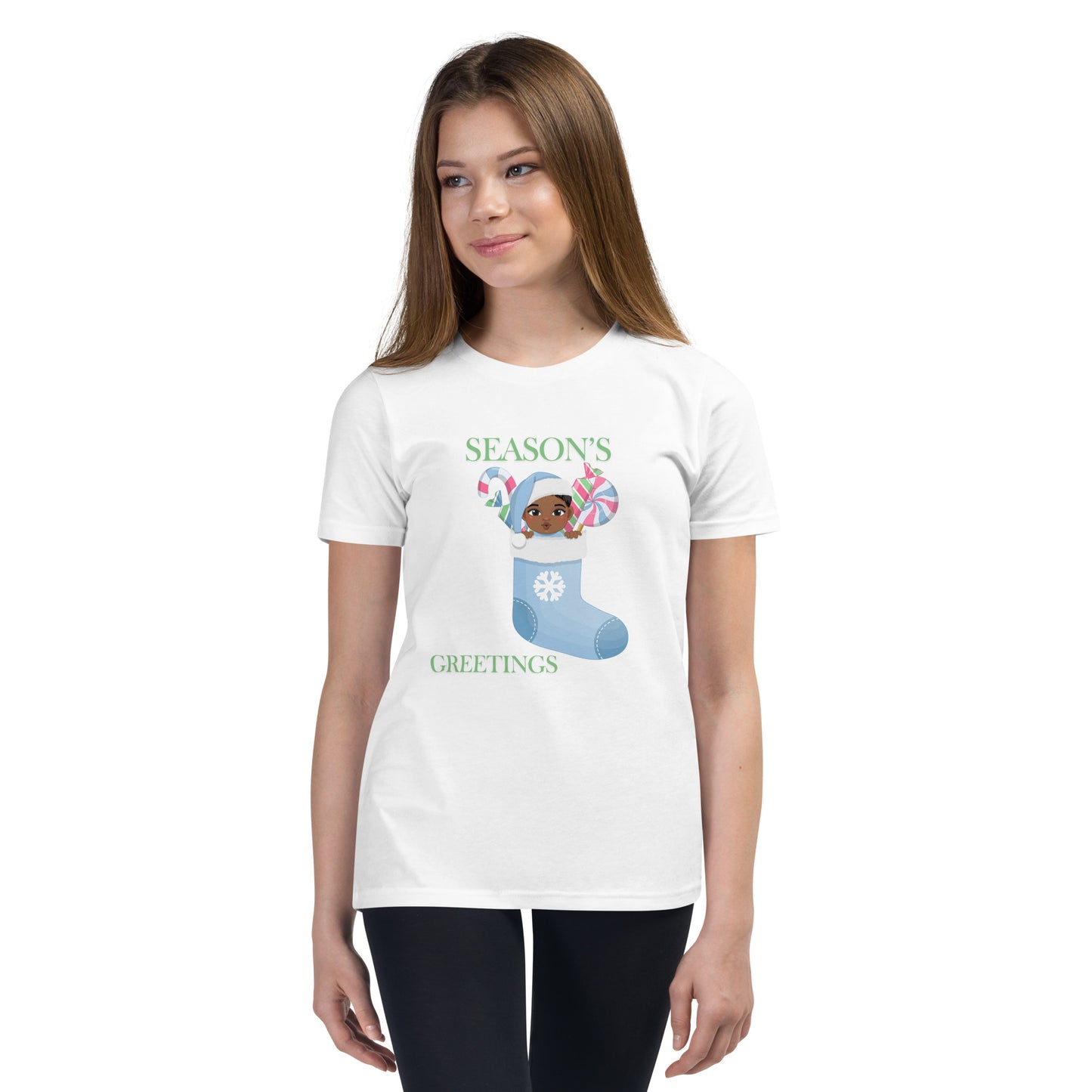 Season's Greetings Youth Short Sleeve T-Shirt